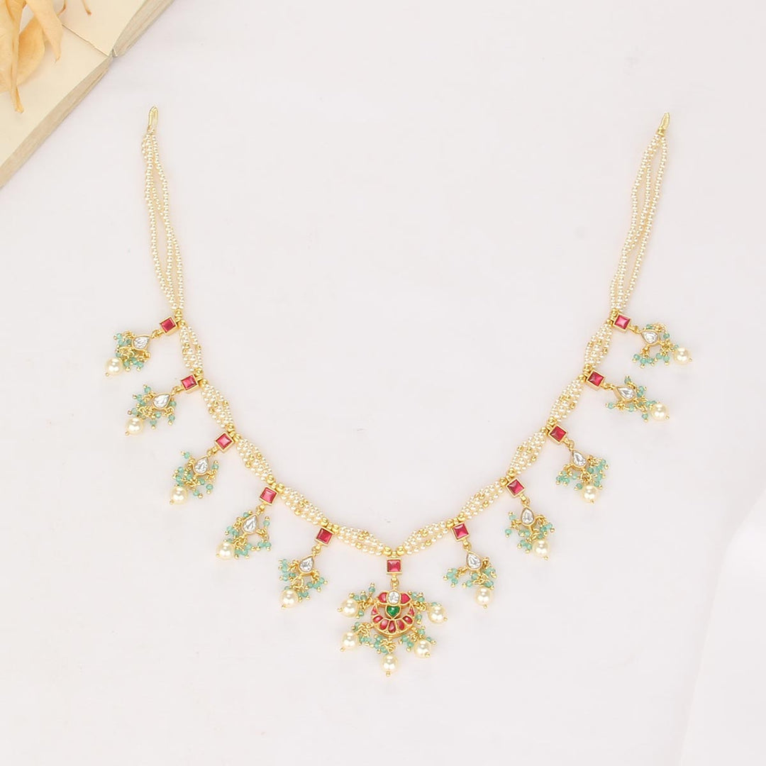 Ahrika Kundan Short Necklace