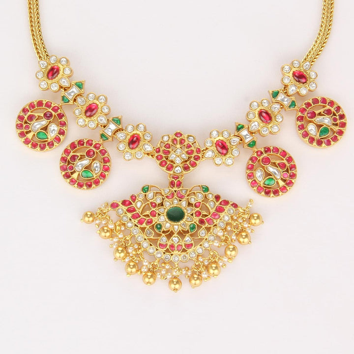 Grand Kundan Short Necklace