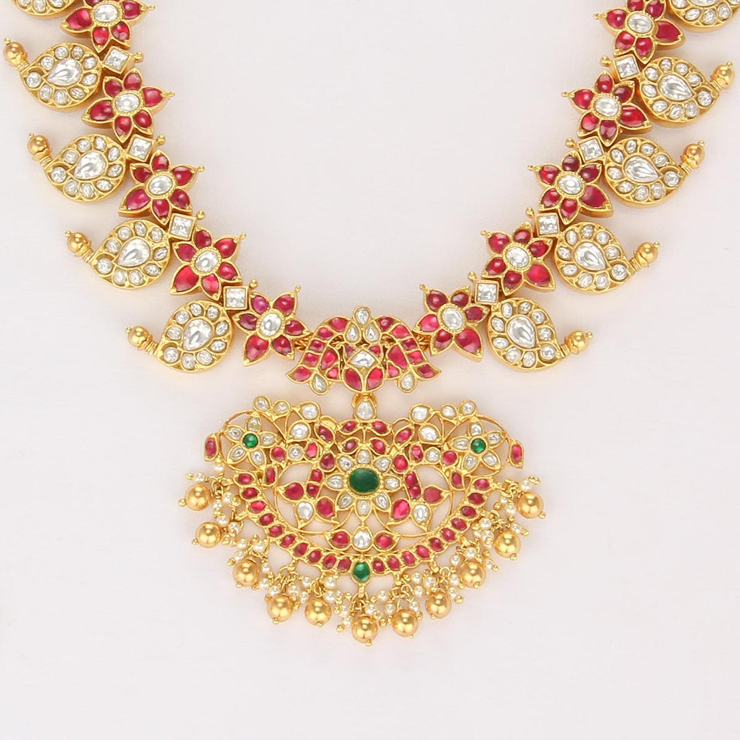Varshikha Kundan Long Necklace
