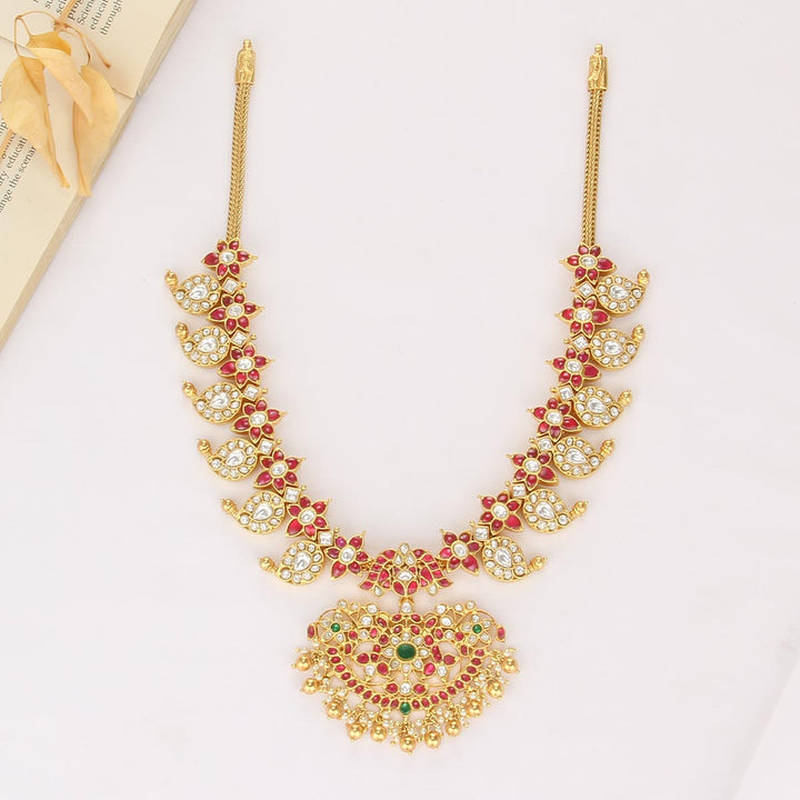 Varshikha Kundan Long Necklace