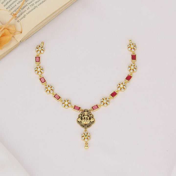 Ridhikha Nagas Short Necklace