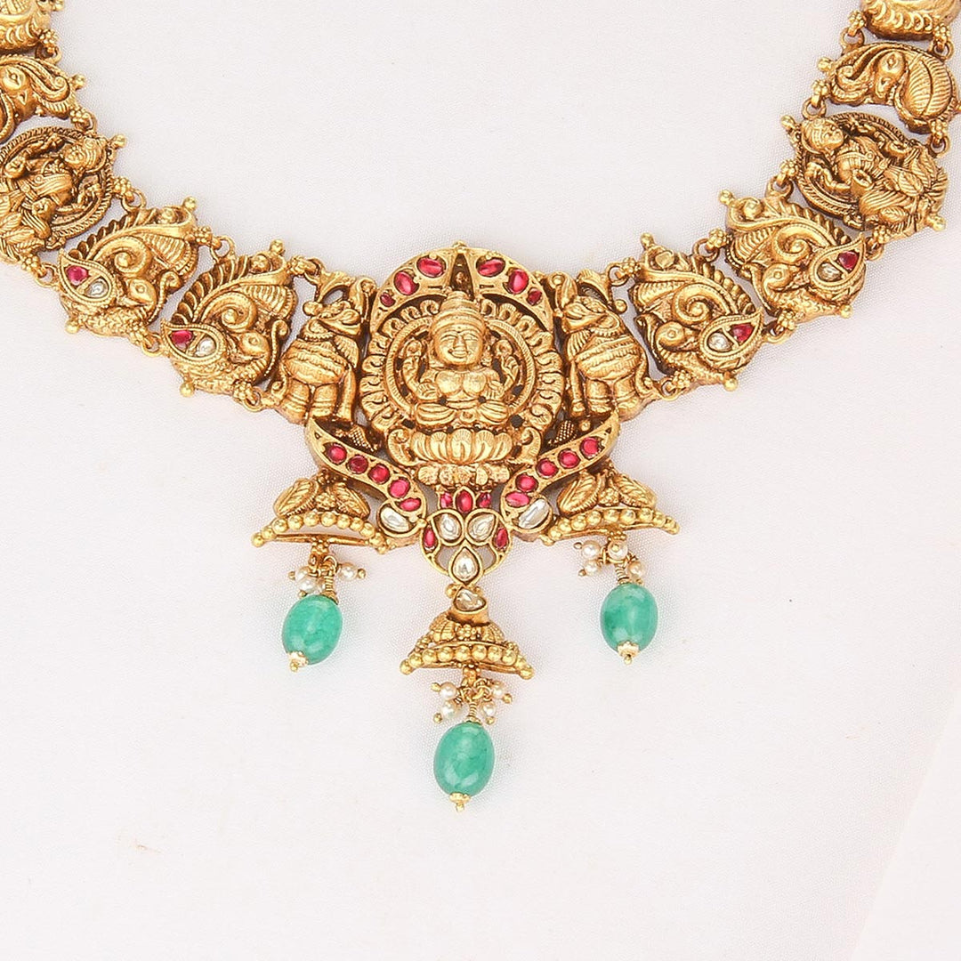 Srilaksha Nagas Short Necklace