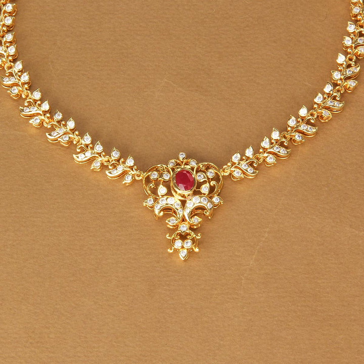 Sahara Diamond Design Short Necklace
