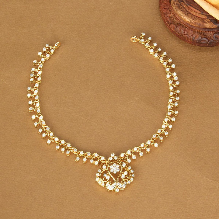 Ellen Diamond Design Short Necklace