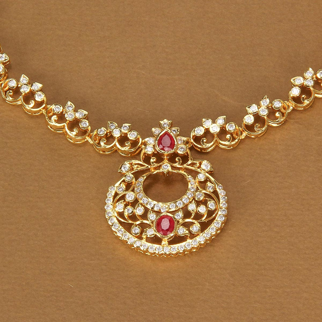 Reshma Diamond Design Short Necklace