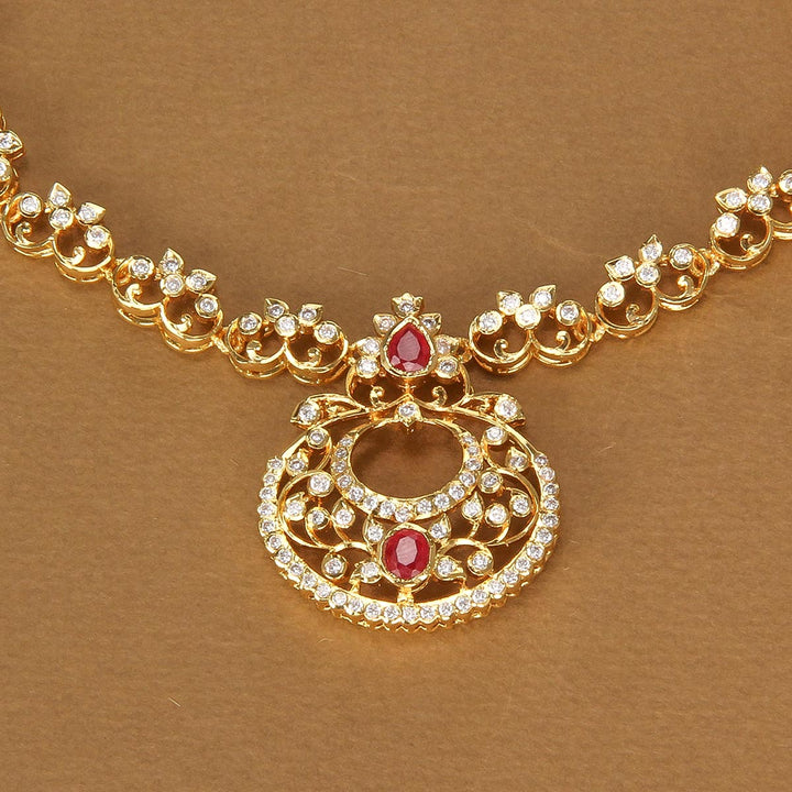 Reshma Diamond Design Short Necklace