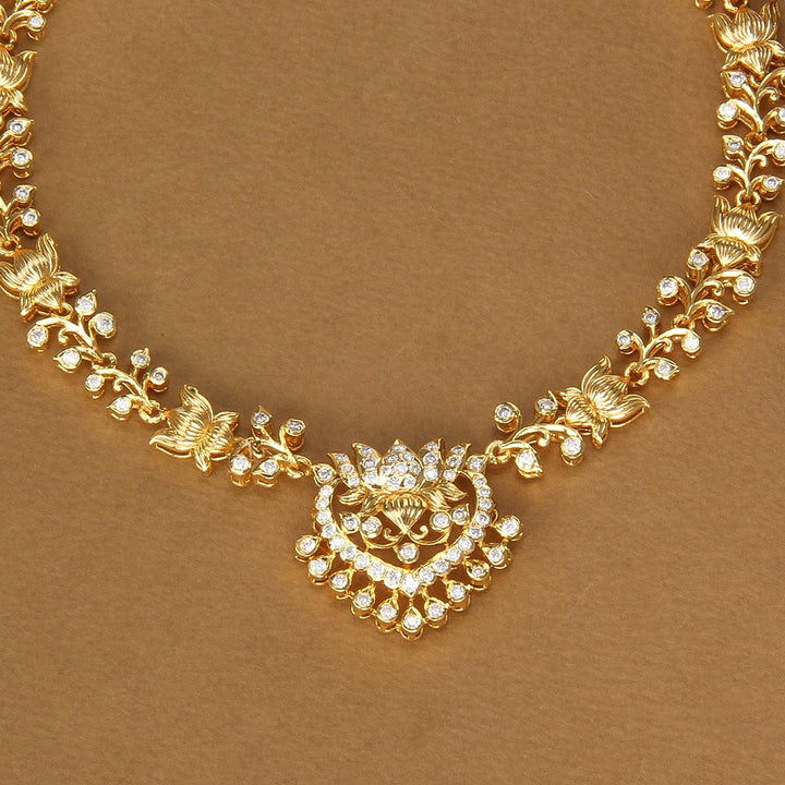 Ziyan Diamond Design Short Necklace