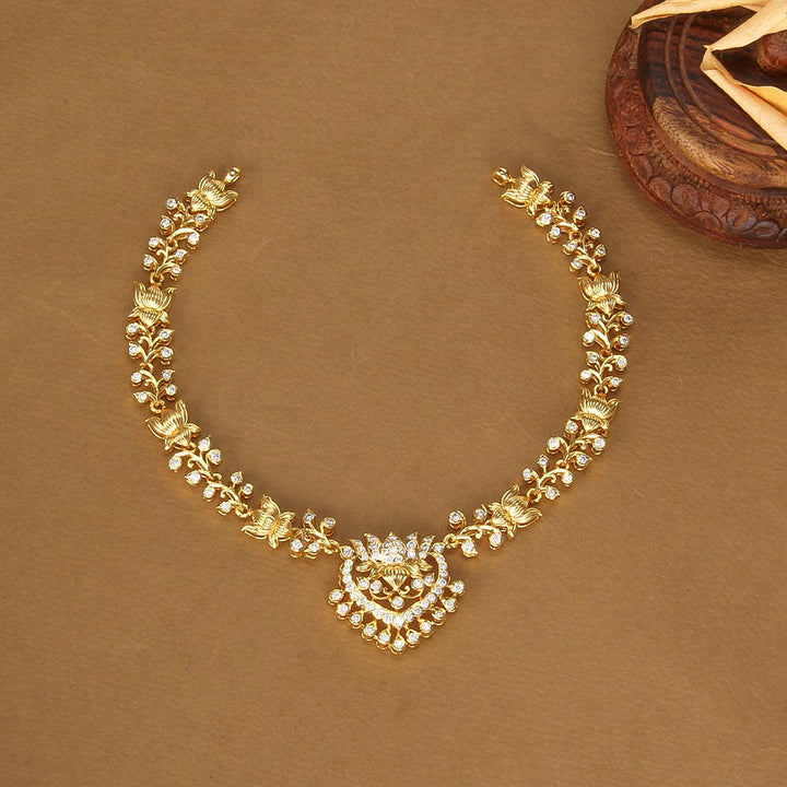 Ziyan Diamond Design Short Necklace