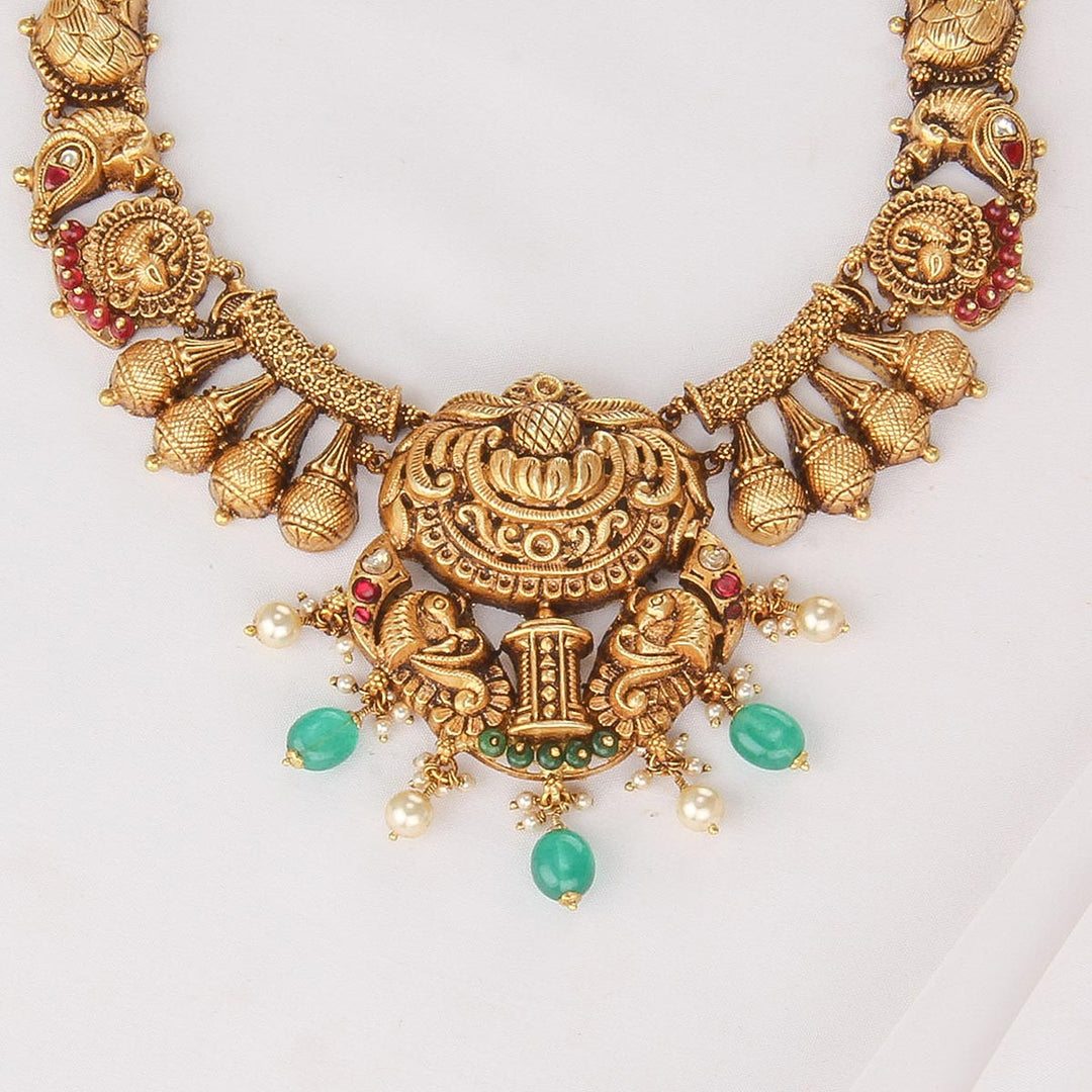 Aabharana Nagas Short Necklace