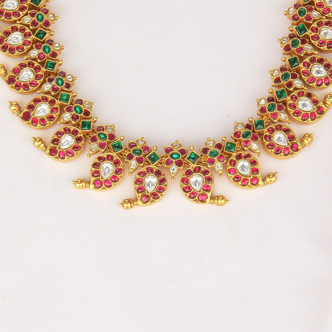 Attractive Kundan Mango Mala