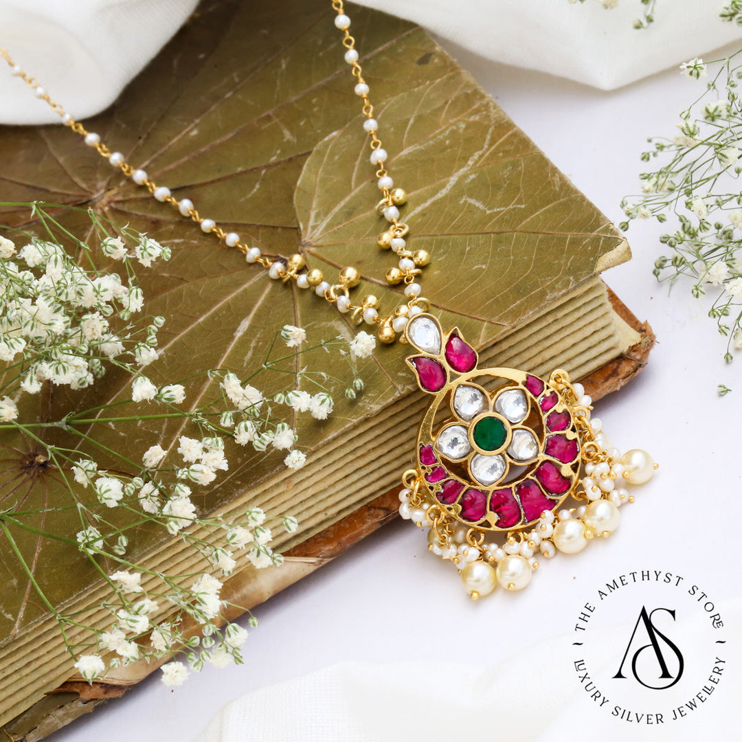 Beaded Kundan Necklace