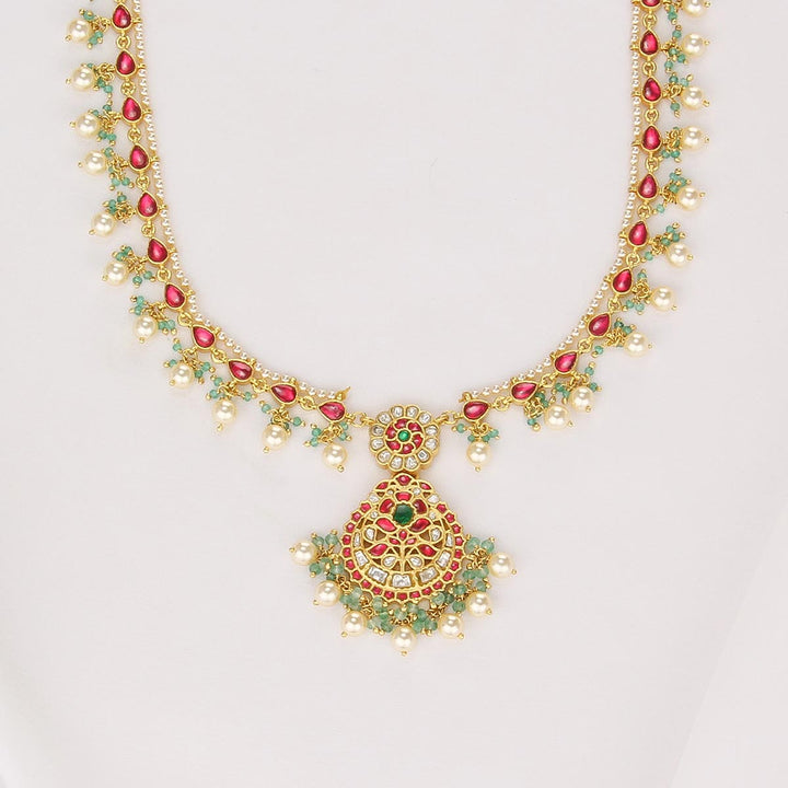 Kavina Kundan Long Necklace