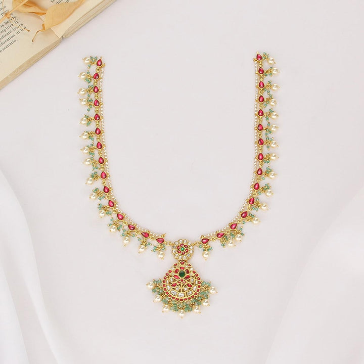Kavina Kundan Long Necklace