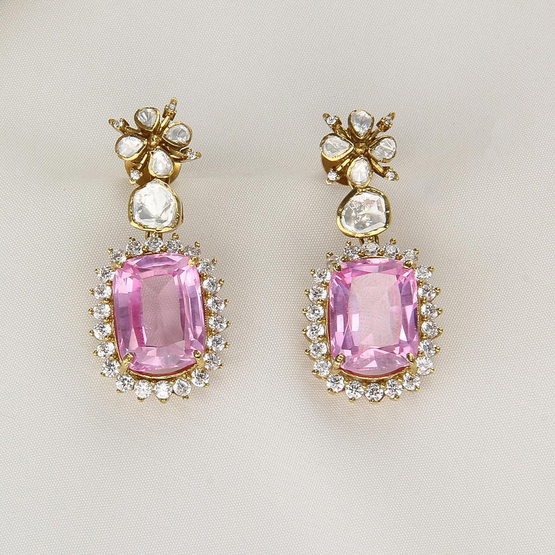 Mesmerizing Moissanite Short Necklace Set