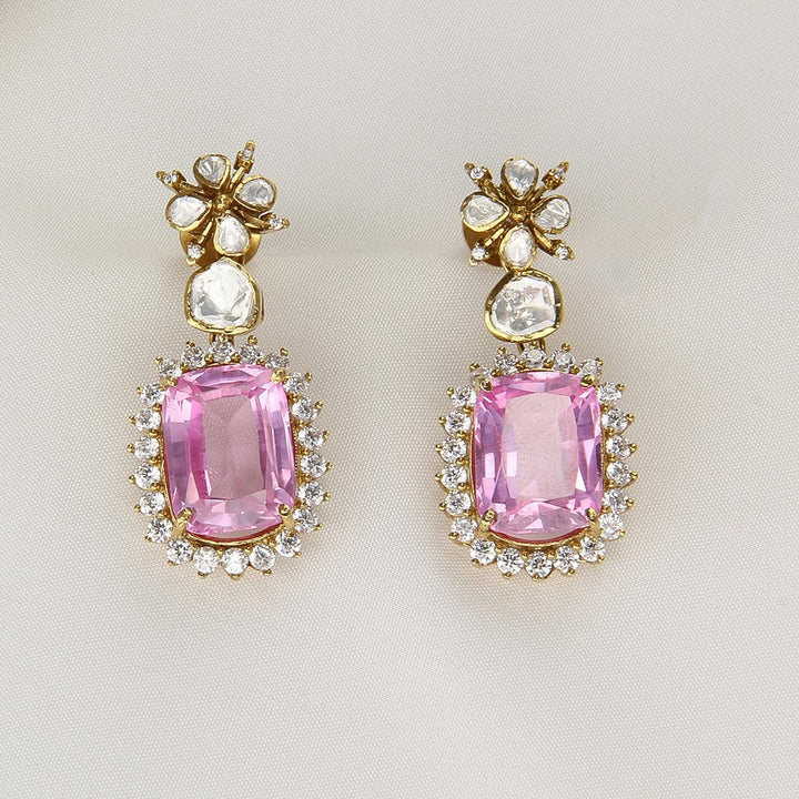 Mesmerizing Moissanite Short Necklace Set