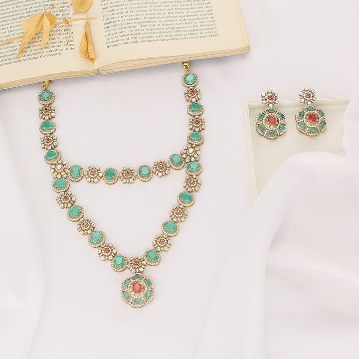 Elegant Long Necklace Set