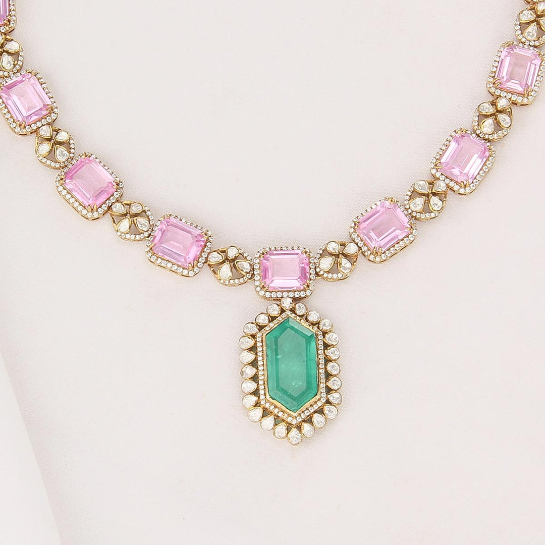 Nithika Short Necklace Set