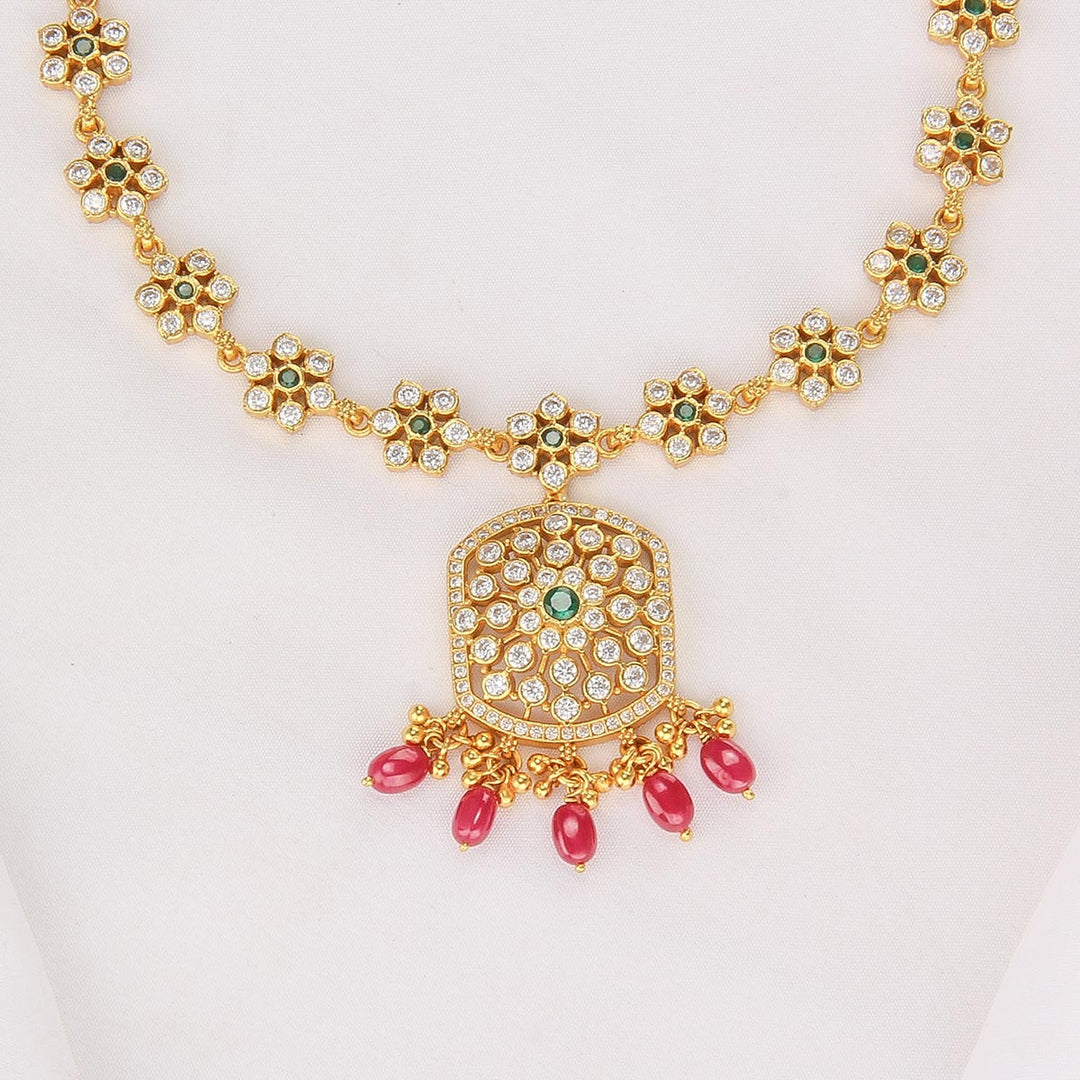 Mehvika Stone Short Necklace