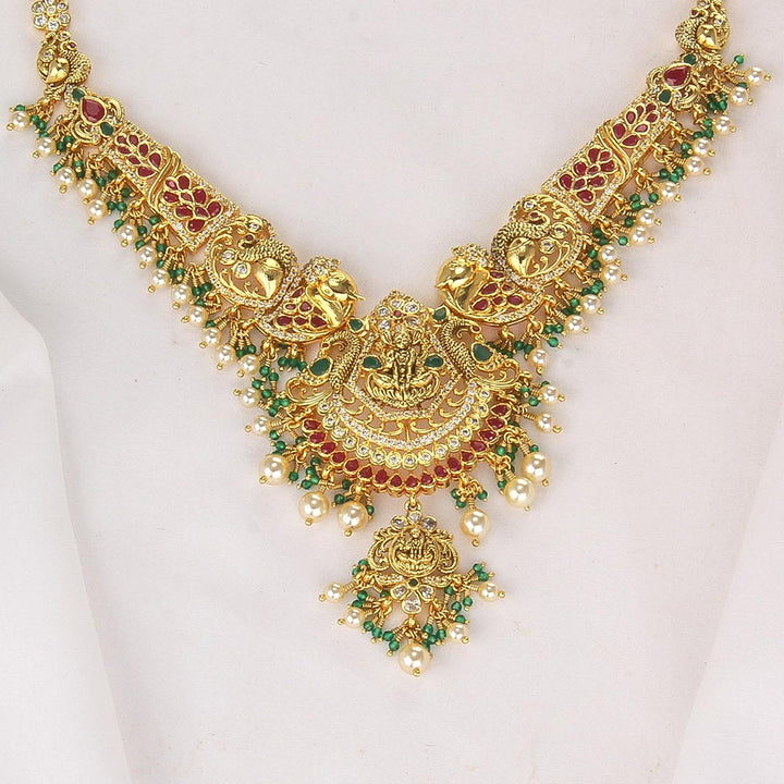 Luxe Charm Pakshi Short Necklace