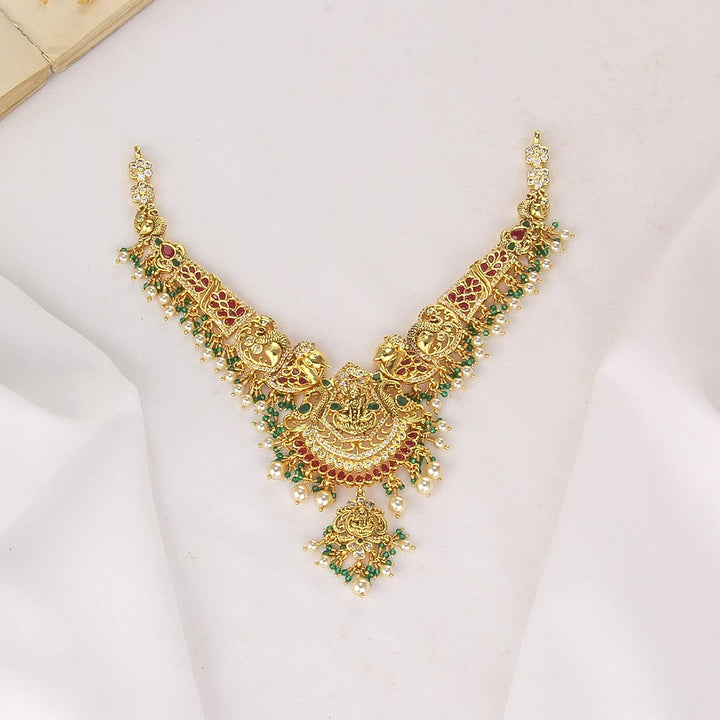 Luxe Charm Pakshi Short Necklace