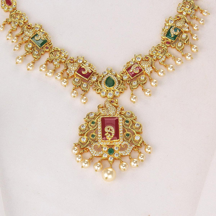 Nazia Pakshi Short Necklace