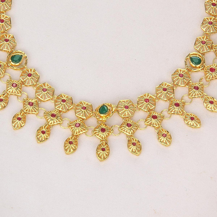 Traditional Pakshi Short Necklace