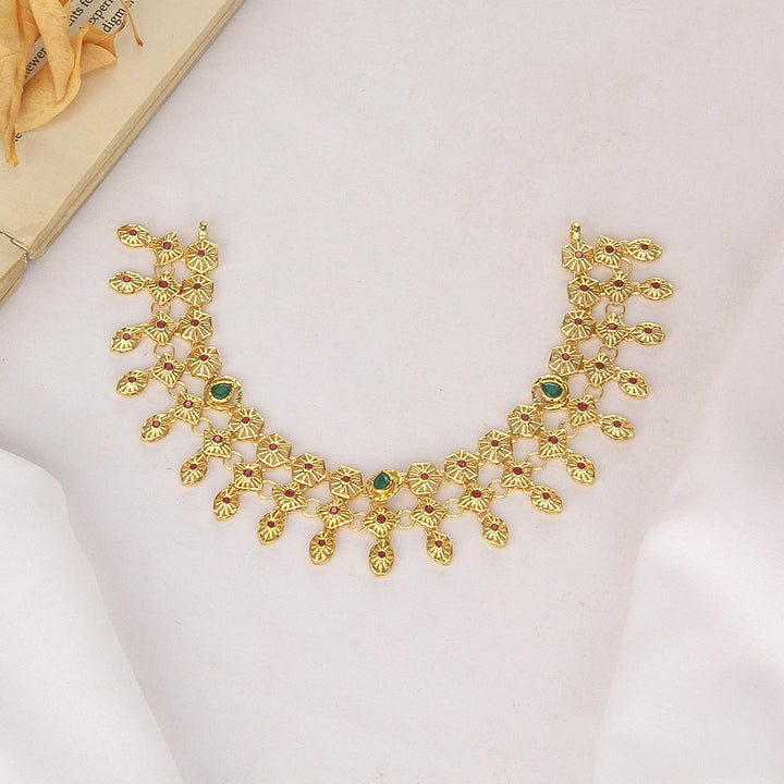 Traditional Pakshi Short Necklace