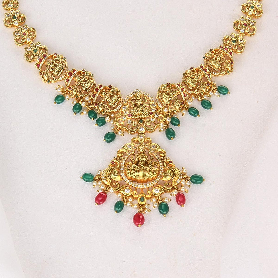 Mystic Pakshi Short Necklace