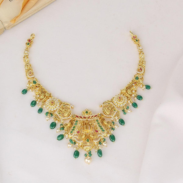 Jaznitha Pakshi Short Necklace