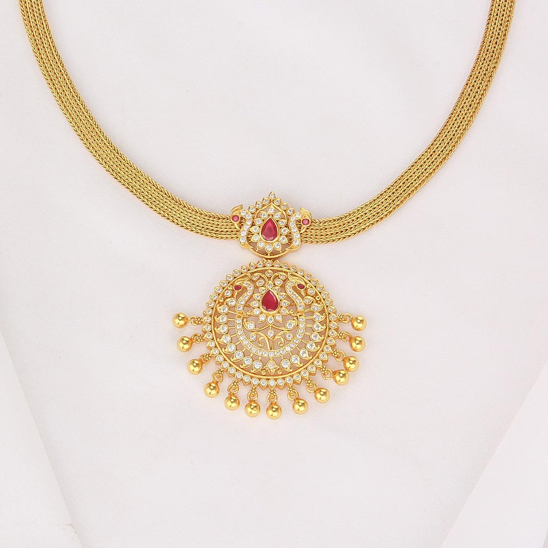 Anvaya Stone Short Necklace