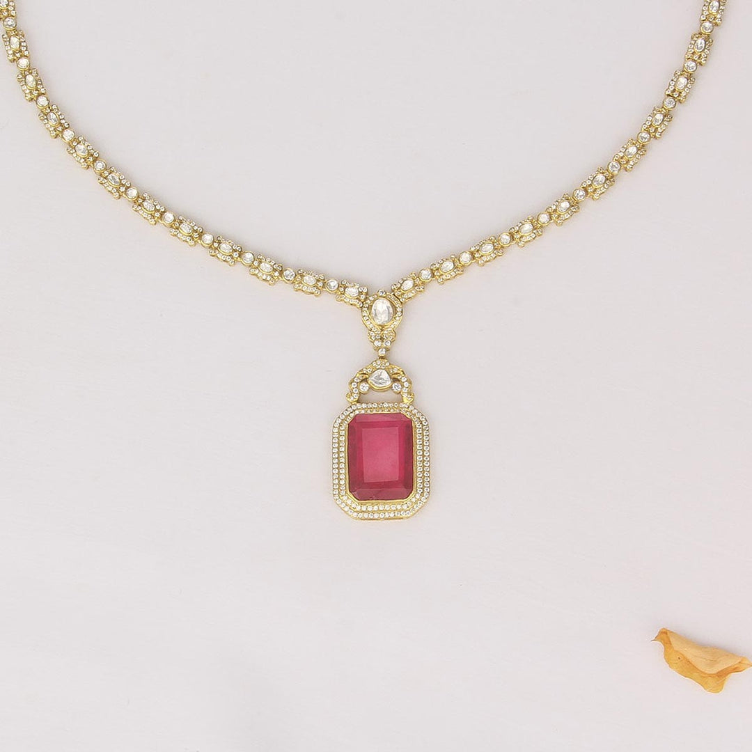 Gorgeous Moissanite Necklace Set