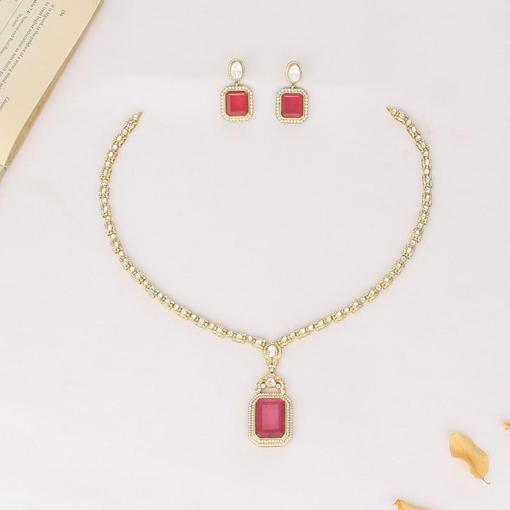 Gorgeous Moissanite Necklace Set