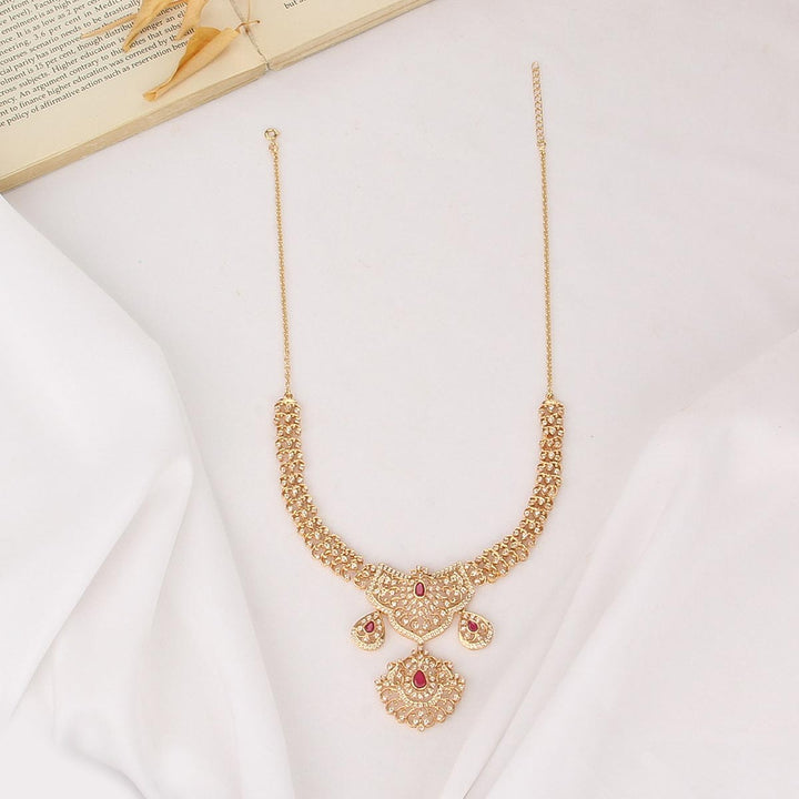 Vithasha Diamond Design Short Necklace
