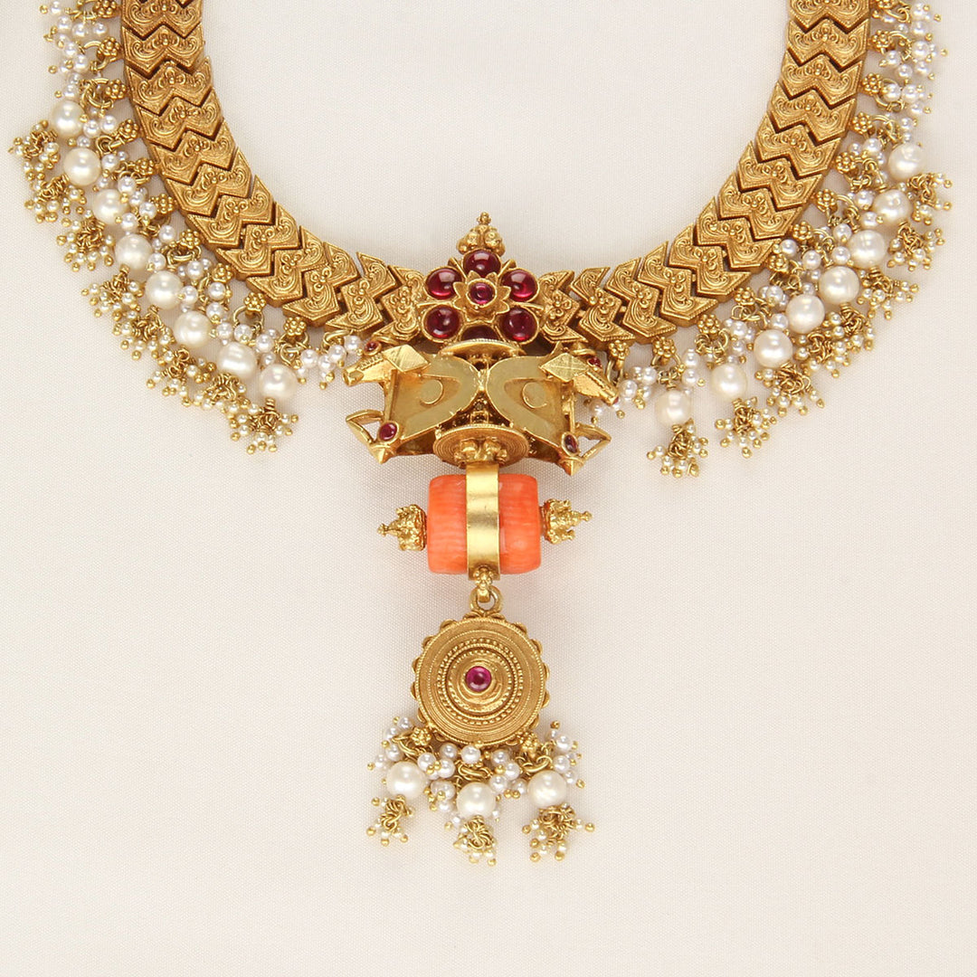 Mindhruka Long Necklace Set