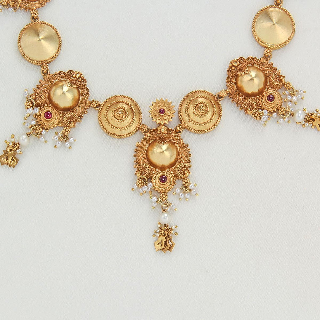 Riza meadow Short Necklace Set