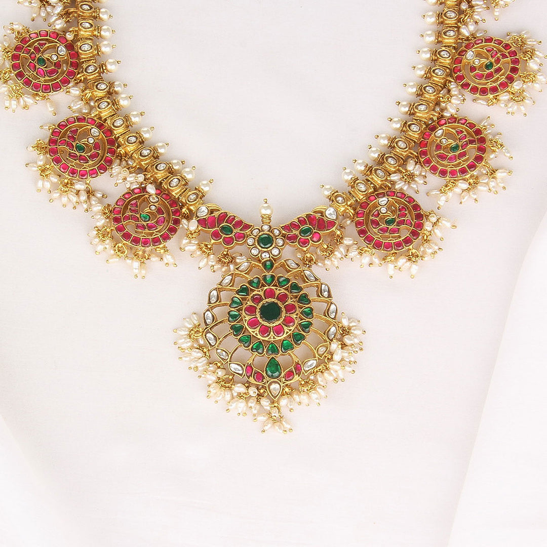 Dhishikha Kundan Long Necklace