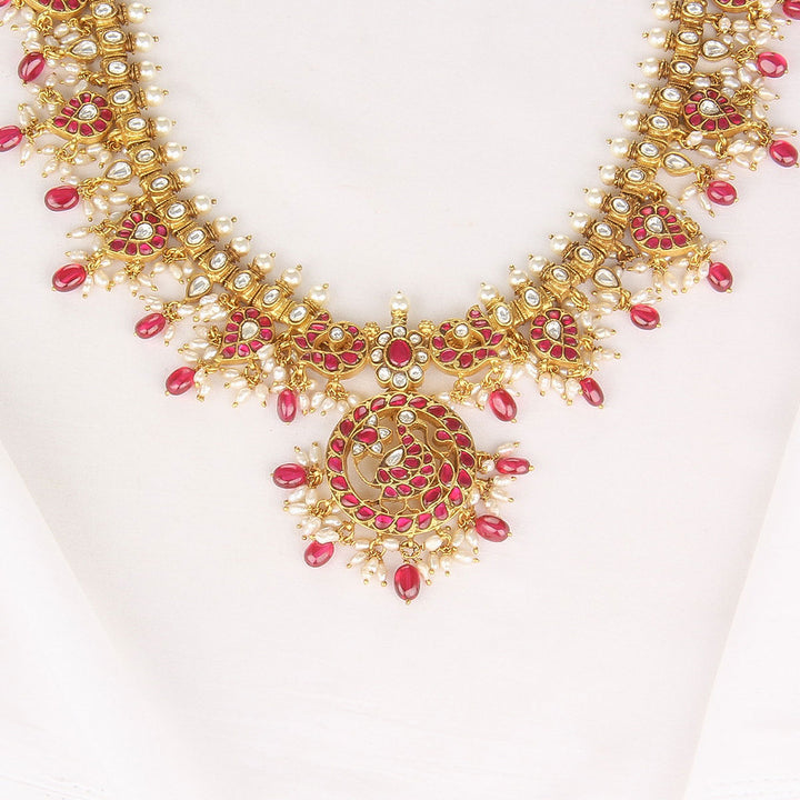 Avanthikha Kundan Long Necklace