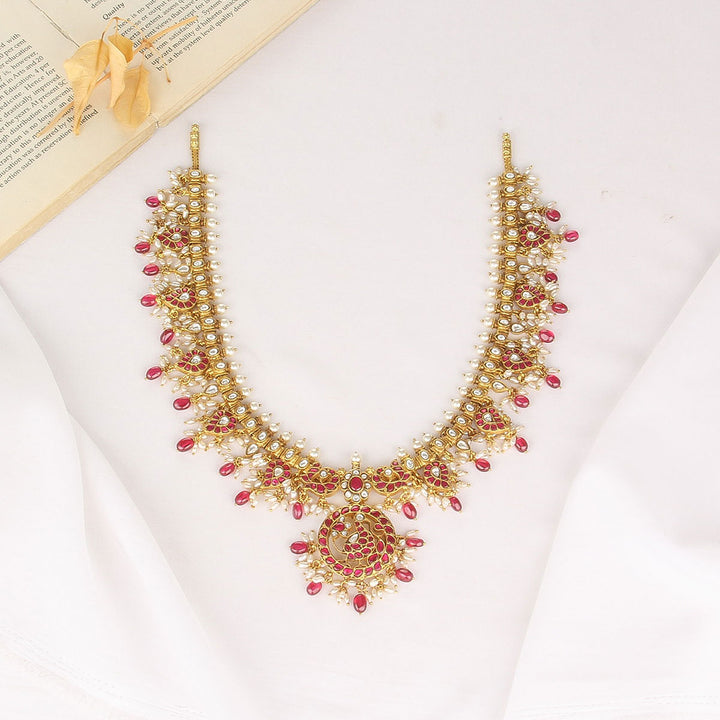 Avanthikha Kundan Long Necklace
