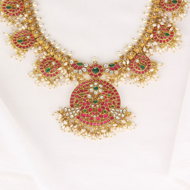 Dazzling Kundan Long Necklace