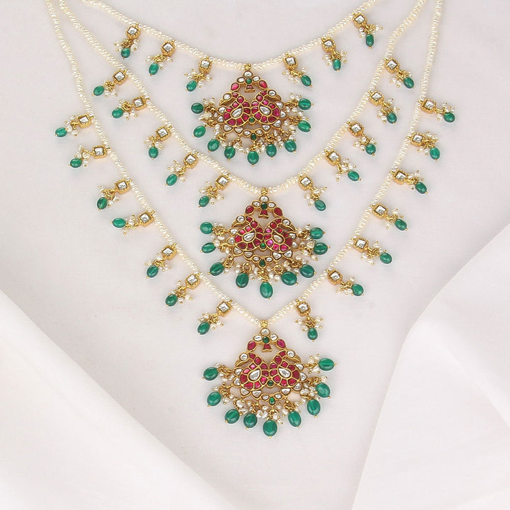 Layer Kundan Long Necklace
