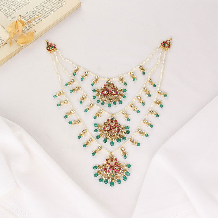 Layer Kundan Long Necklace