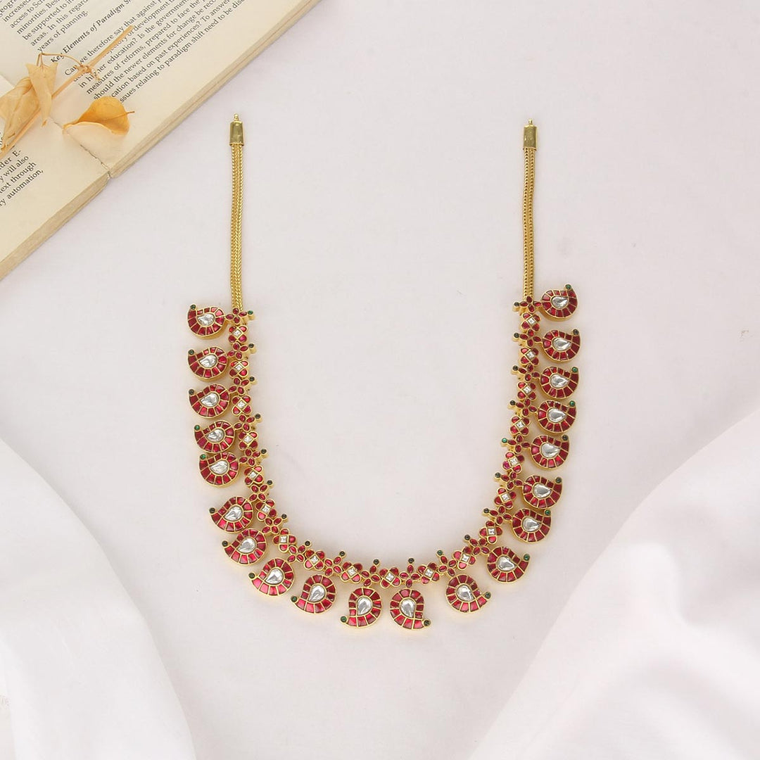 Mathiri Kundan Long Necklace