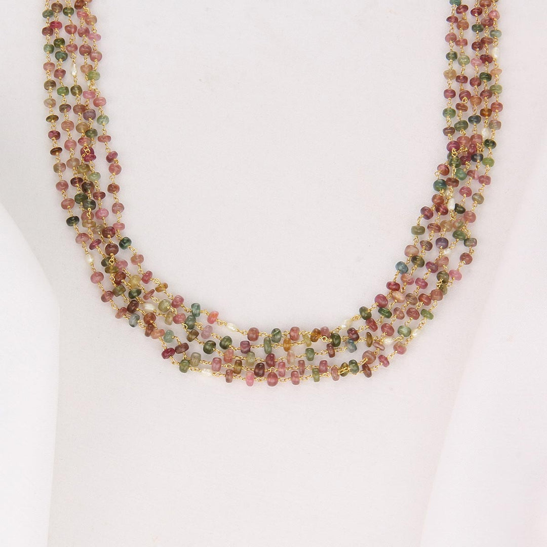 Chic & Glow Beads Long Necklace