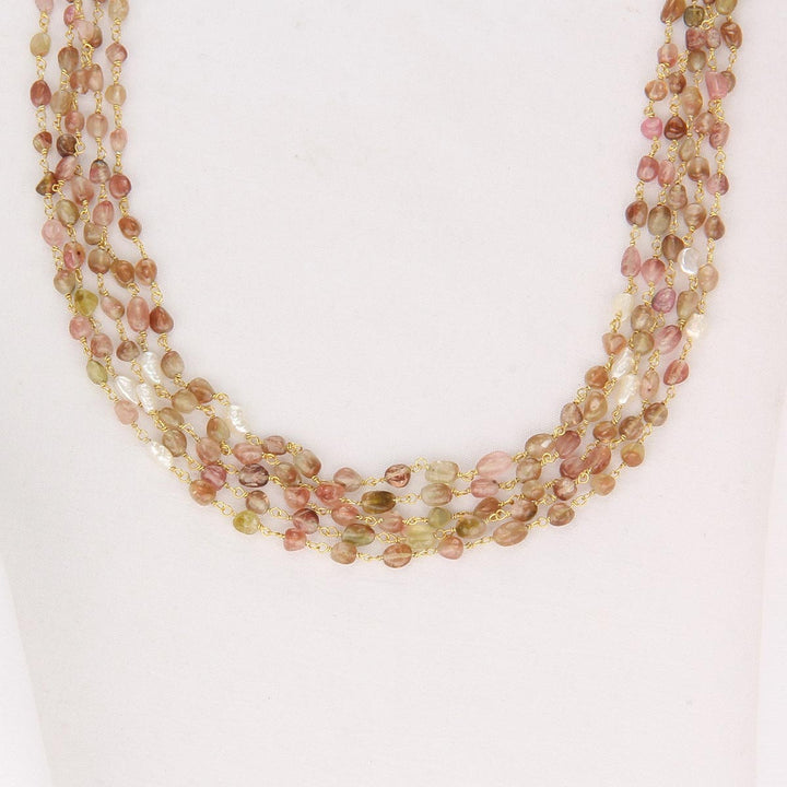 Glowing Beads Long Necklace