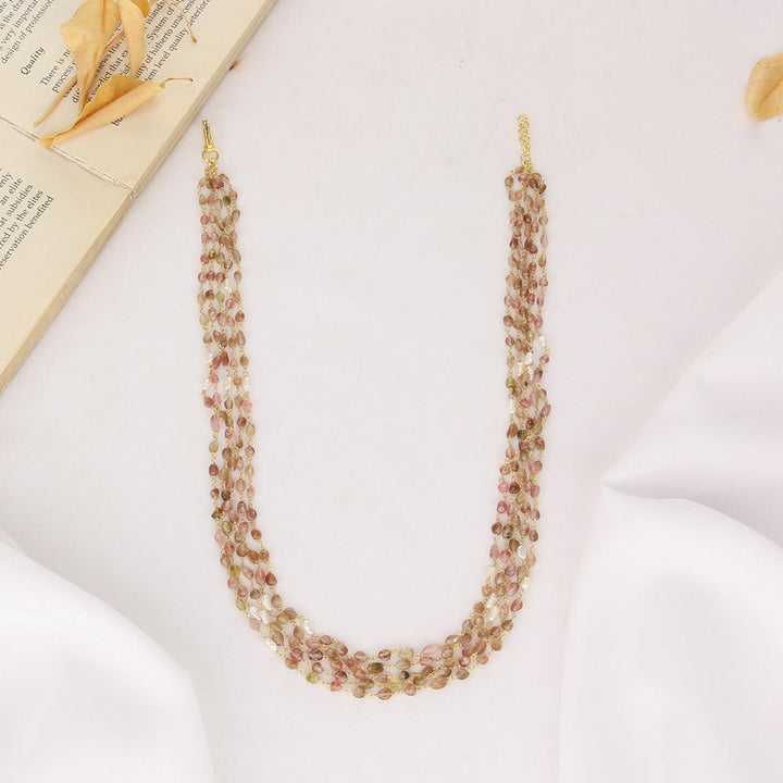 Glowing Beads Long Necklace