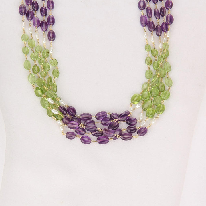 Grandeur Beads Long Necklace