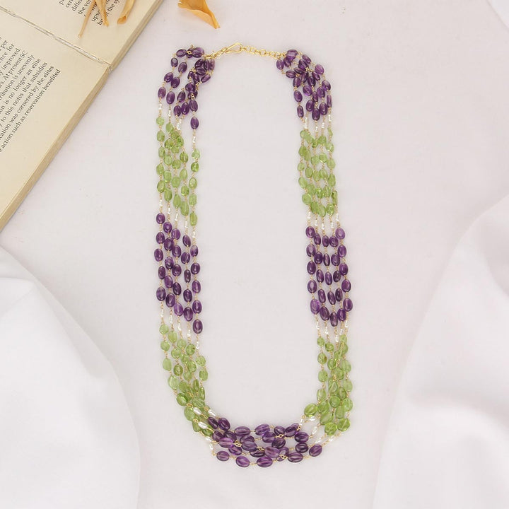 Grandeur Beads Long Necklace