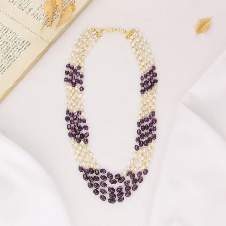 Luxurious Beads Long Necklace