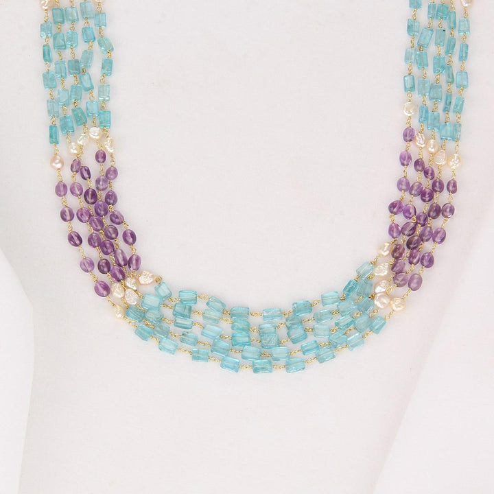 Catchy Beads Long Necklace