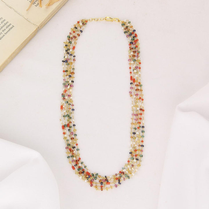 Trendy Beads Long Necklace